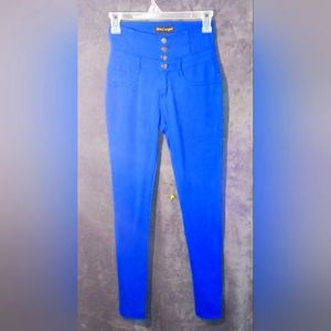 Royal blue high waist pants
